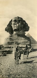 Il Cairo - La Grande Sfinge, c1918-c1939 da Unbekannt