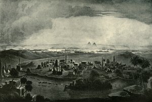 Il Cairo e le Piramidi, inizio XIX secolo, 1901 da Unbekannt