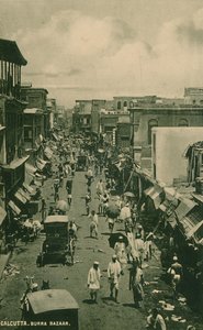 Calcutta. Burra Bazaar, 1910