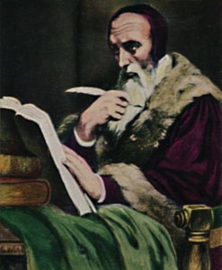 Calvino 1509-1564. - Dipinto di Scheffer, 1934 da Unbekannt
