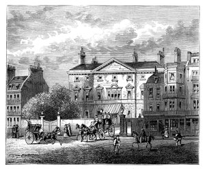 Cambridge House, Piccadilly, Londra, 1854, c1888