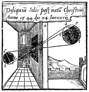 Camera oscura, 1561 da Unbekannt