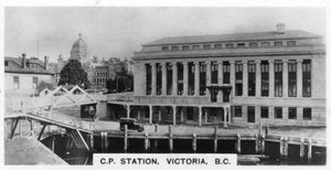 Stazione Canadian Pacific, Victoria, British Columbia, Canada, c1920s