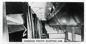 Carrozza letto della Canadian Pacific, Canada, c1920s