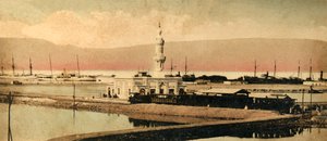 Canale di Suez - La stazione di Terreplain, c1918-c1939 da Unbekannt