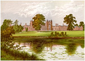 Capesthorne, Cheshire, casa della famiglia Davenport, c1880 da Unbekannt