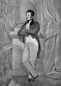 Capitano Frederick Marryat 1792-1848, romanziere inglese, XIX secolo 1908 da Unbekannt
