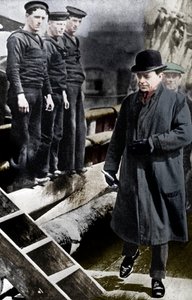 Capitano Scott, esploratore polare britannico, sulla Terra Nova, c1900s-c1910s 1936 da Unbekannt