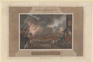 Cattura e incendio della città di Washington, 1815 da Unbekannt