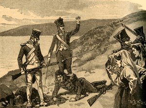 Cattura del maresciallo francese Joachim Murat, Calabria, Italia, 1815