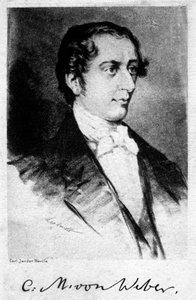 Carl Maria von Weber 1786-1826, compositore tedesco, XX secolo da Unbekannt