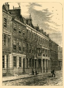 Casa di Carlyle, Great Cheyne Row, c1876 da Unbekannt