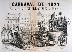 Carnevale del 1871, Guglielmo I di Prussia entra a Parigi, febbraio 1871 da Unbekannt