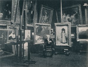 Carolus Duran nel suo Studio, c1897
