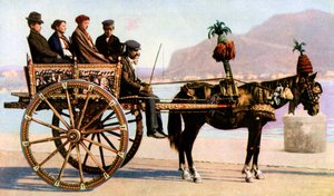 Carretto, Palermo, Sicilia, c1923 da Unbekannt