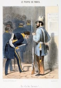 Cartone animato relativo alla Comune di Parigi, 1870