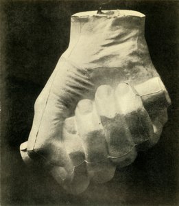 Calco della mano destra di Lincoln, 1860, 1930 da Unbekannt