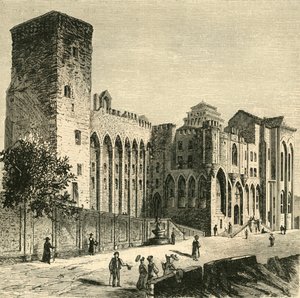 Castello dei Papi, Avignone, 1890 da Unbekannt