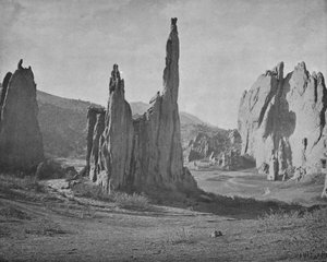 Guglie della Cattedrale, Giardino degli Dei, Colorado, USA, c1900 da Unbekannt