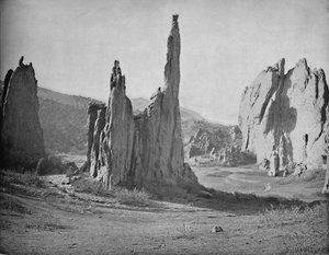 Guglie della Cattedrale, Giardino degli Dei, Colorado, c1897 da Unbekannt