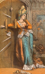 Catherine Douglas che sbarra la porta da Unbekannt