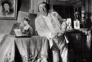 Catulle Mendes, poeta e letterato francese, 1906 da Unbekannt