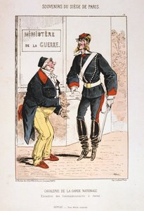 Cavalleria della Guardia Nazionale, Assedio di Parigi, 1870-1871