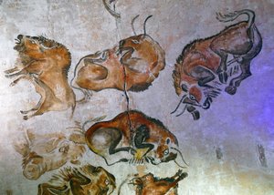 Pitture rupestri trovate nella Grotta di Altamira da Unbekannt
