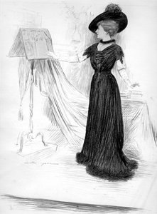 Cecile Sorel, attrice francese, 1909