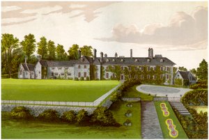 Cefn Mably, Glamorgan, Galles, casa della famiglia Kemeys-Tynte
