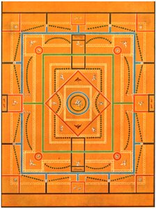 Decorazione del soffitto, Pompei, Italia, 1928