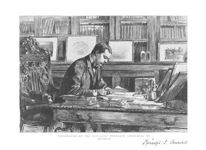 Celebrità del giorno - Lord Randolph Churchill, M.P., 1885 da Unbekannt