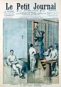 Cella e biblioteca nella prigione di Fresnes, 1907 da Unbekannt