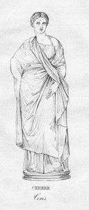 Cerere, c1850 da Unbekannt