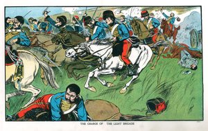 Carica della Brigata Leggera a Balaclava, Guerra di Crimea, 25 ottobre 1854, primi del XX secolo
