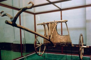 Carro dalla tomba di Tutankhamon, XIV secolo a.C.