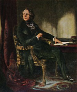 Charles Dickens 1812-1870. - Dipinto di Maclise, 1934 da Unbekannt