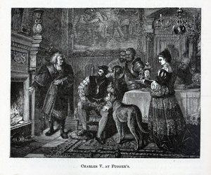 Carlo V a Fuggers, 1882 da Unbekannt