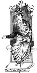 Carlo il Calvo, IX secolo, 1849 da Unbekannt