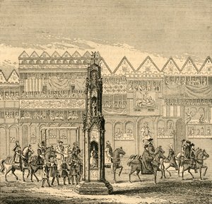 La Croce di Cheapside, come appariva nel 1547, 1897