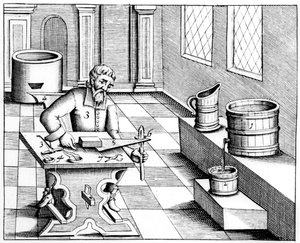 Controllo della qualità del salnitro, nitrato di potassio, o KN03, 1683
