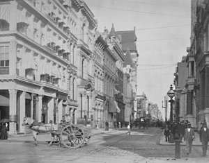 Chestnut Street, Filadelfia, XIX secolo da Unbekannt
