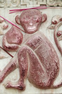 Segno astrologico cinese. Tempio della Nuvola Bianca, Pechino, Cina