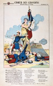 Choeur des Girondins, spartito, guerra franco-prussiana, 1870-1871 da Unbekannt
