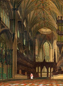 Coro della Cattedrale di Ely, Cambridgeshire, 19° secolo da Unbekannt