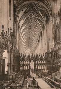 Coro della Cattedrale di Winchester, Hampshire da Unbekannt