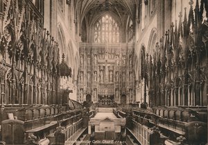 Coro della Cattedrale di Winchester, Hampshire, inizio XX secolo da Unbekannt