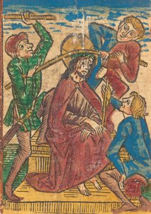 Cristo incoronato di spine, c. 1490 da Unbekannt