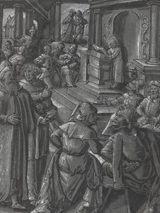 Cristo guarisce lo zoppo [verso], c. 1600 da Unbekannt