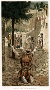 Cristo guarisce i lebbrosi a Cafarnao, c1890